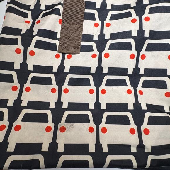 Orla Kiely Target Overnight Weekender Travel Car Print Large Tote Duffle Bag - Picture 5 of 9